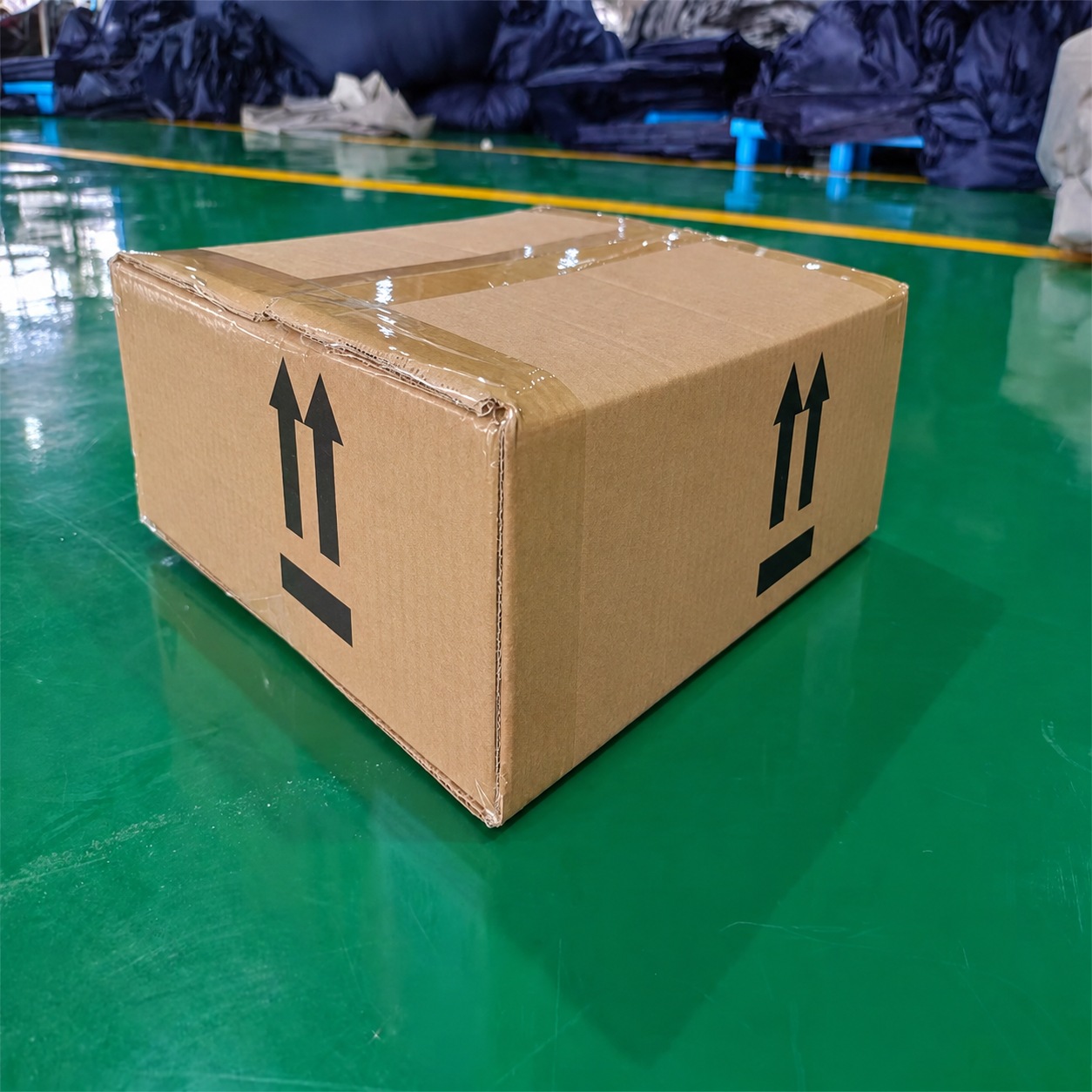 Plain export-carton packing illustration.
