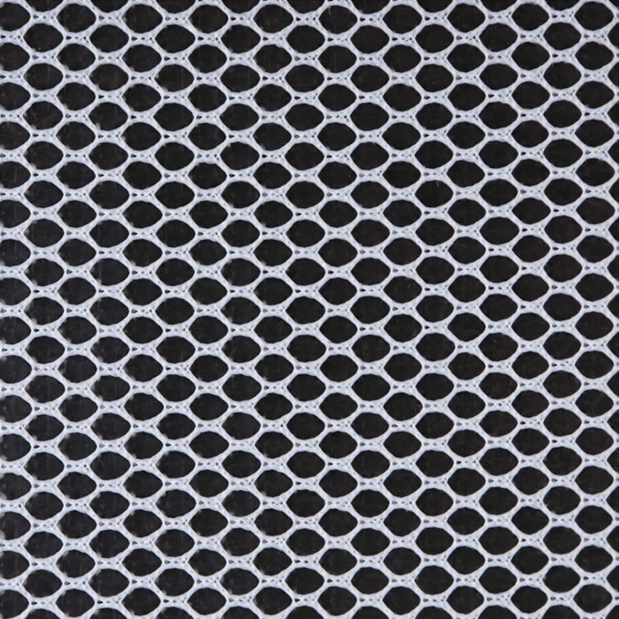 White hexagonal reinforcement pattern against a dark background.
